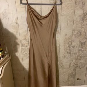 Silk slip dress
